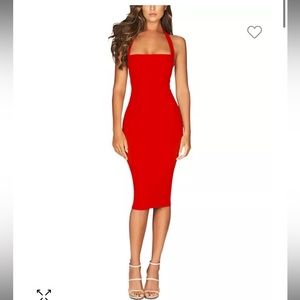 Like new Nookie Red Boulevard Midi Dress